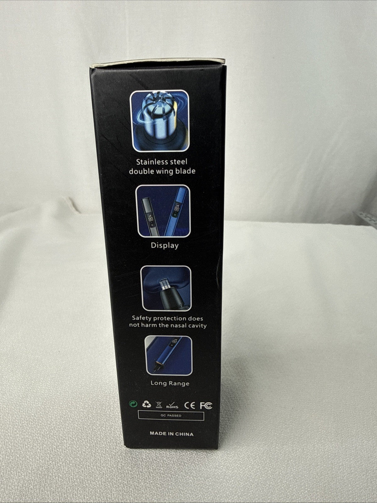 Rechargeable Ear and Nose Hair Trimmer with Type C Charging