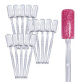 200pcs Clear Nail Art Tip Display Sticks - Refill Nail Swatching & Design
