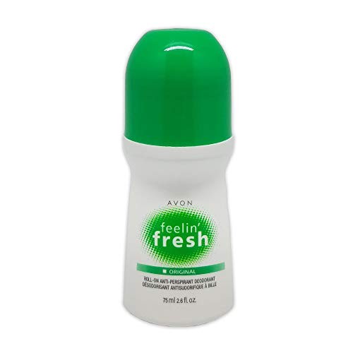 Avon Feeling Fresh Original Roll-On Deodorant Pack of 3 - Citrus Floral Scent, 2.6 fl oz