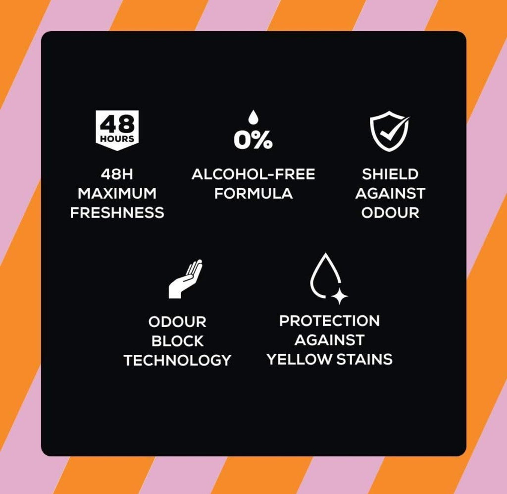 48H Sport Anti-Perspirant Spray - 250ml, Pack of 6, Free Shipping