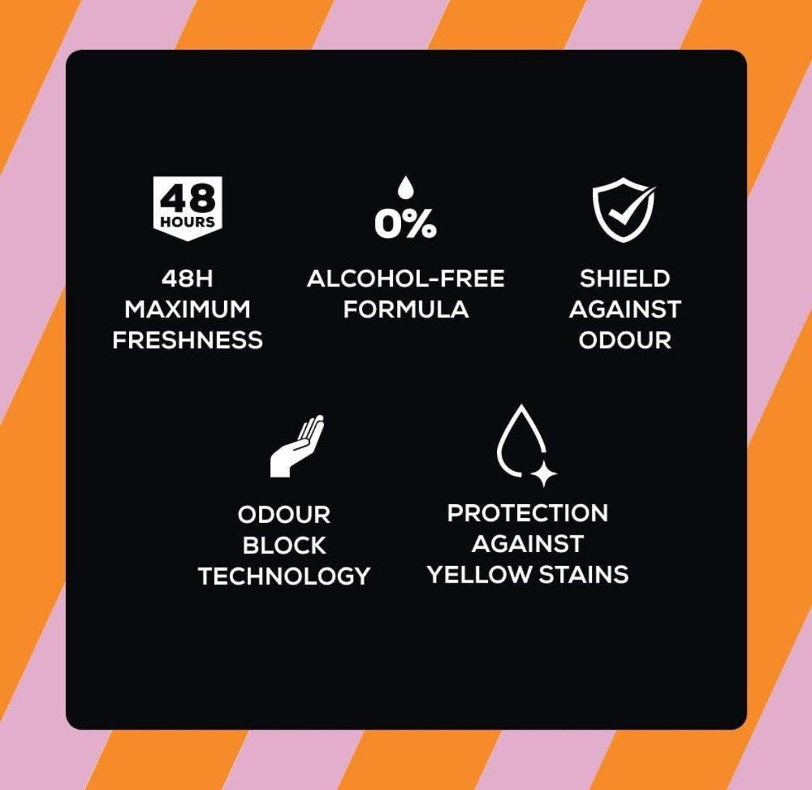 48H Sport Anti-Perspirant Spray - 250ml, Pack of 6, Free Shipping