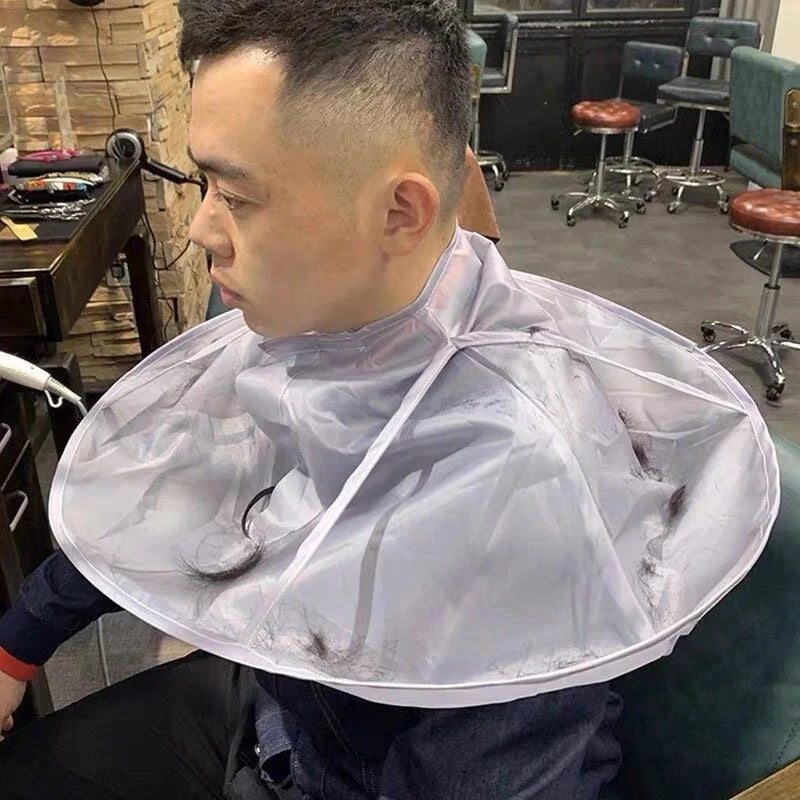 Hairdressing Cape Waterproof Nylon Salon Hair Cutting Gown with Umbrella