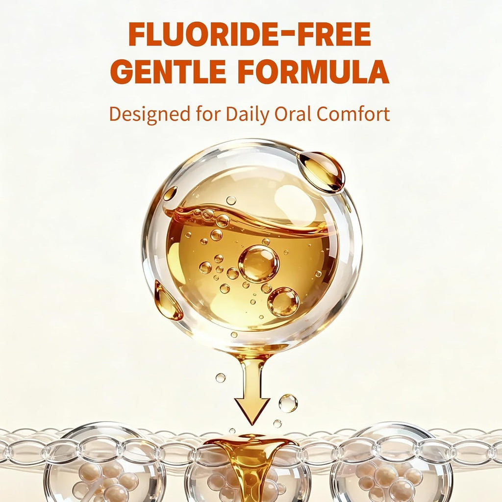 Gentle Fluoride-Free Toothpaste for Sensitive Teeth & Gum Support