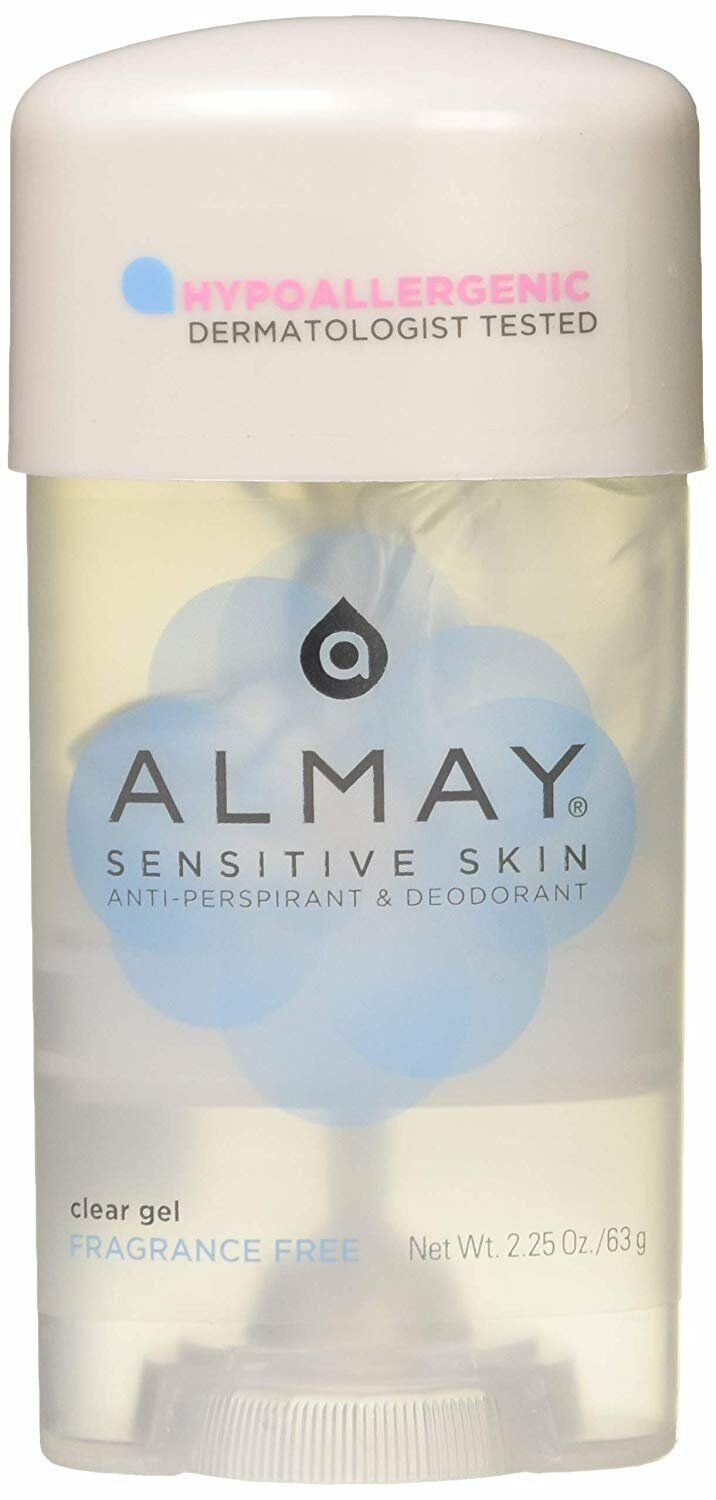 Almay Sensitive Skin Anti-Perspirant & Deodorant Gel 3 Pack 2.25 oz