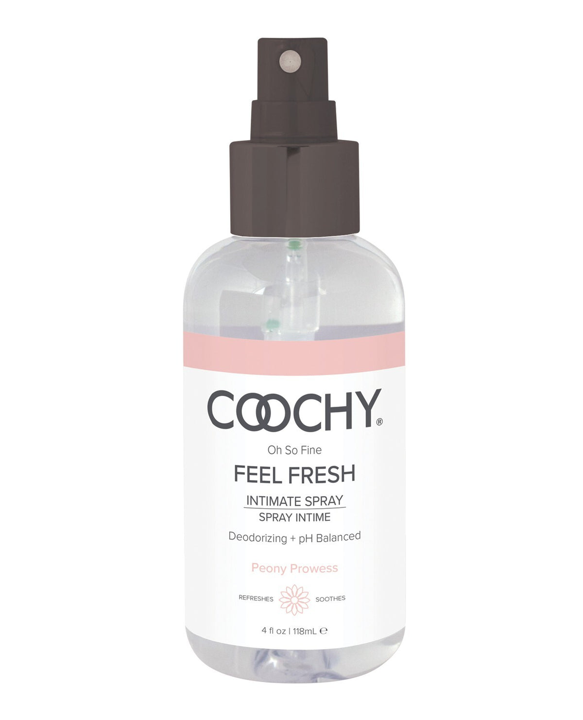 Feminine Deodorizing Spray - pH Balanced Intimate Spray with Peony & Vanilla - 4 oz