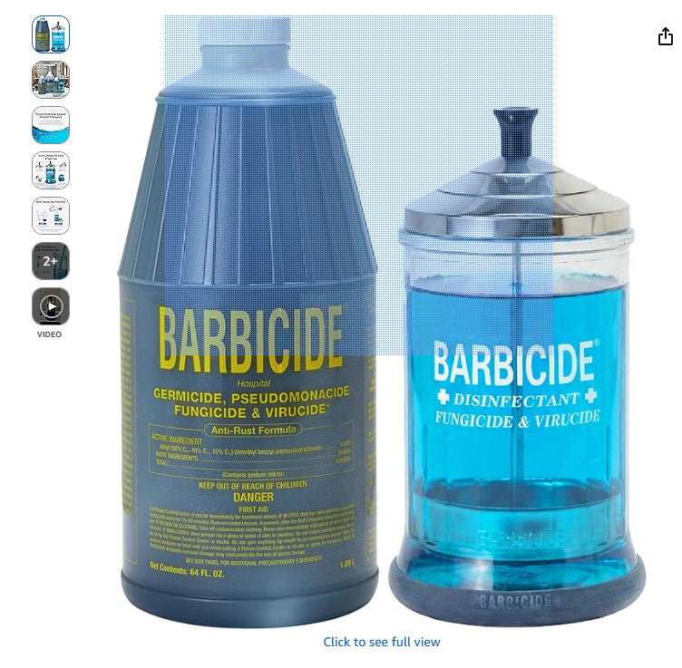 Disinfectant Jar and Concentrate Starter Set - 21 Oz Jar + 64 Fl Oz