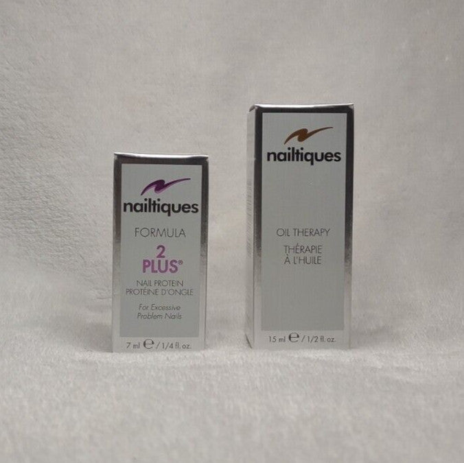 Nailtiques Formula 2 Plus Nail Treatment Duo - Excessive & Problem Nails Oil Therapy