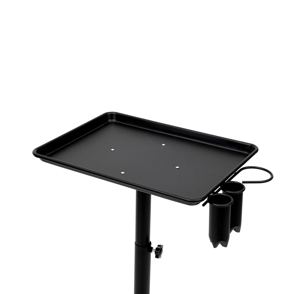 Salon Trolley Rolling Cart with Adjustable Height & Large Tray for Hair & Beauty Spa Equipment