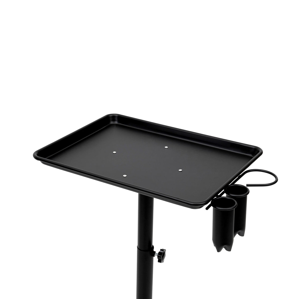 Salon Trolley Rolling Cart with Adjustable Height & Large Tray for Hair & Beauty Spa Equipment