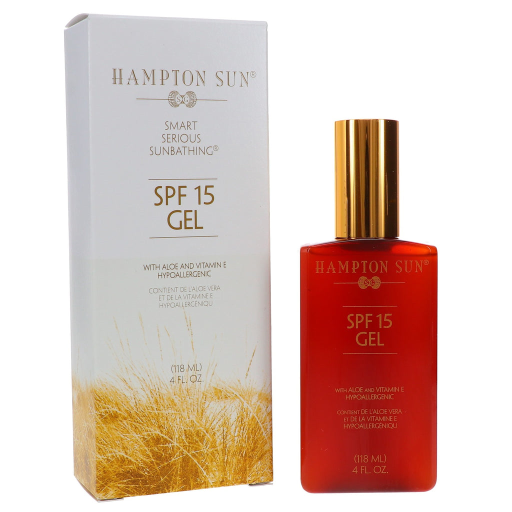 Hampton Sun SPF 15 Gel Sunscreen 4 oz - Broad Spectrum Sun Protection