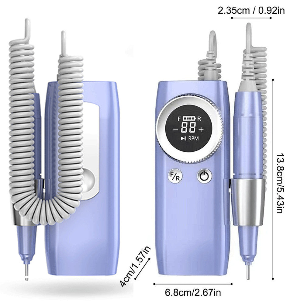 Rechargeable Electric Nail Drill Machine 45000 RPM for Manicure & Pedicure