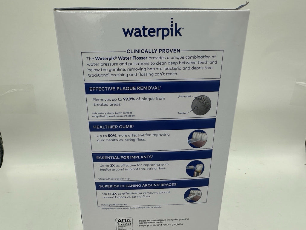 Waterpik Ultra Water Flosser with 10 Pressure Settings & 6 Tips - Light Gray