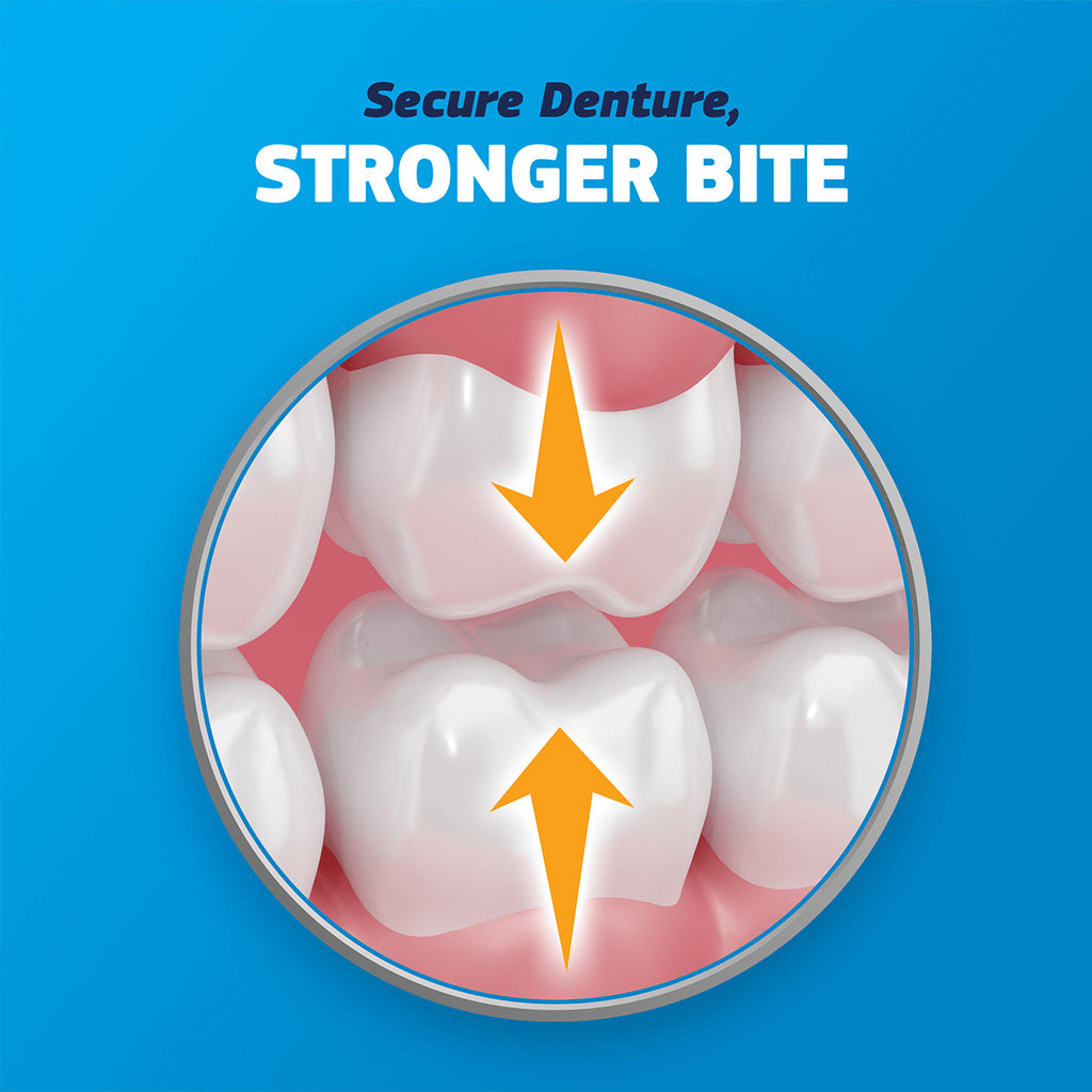 Denture Adhesive Powder Extra Hold 2.7oz - Strong All-Day Grip