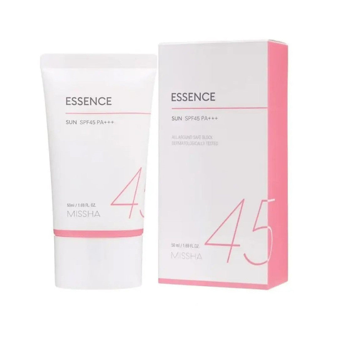 Missha All Around Safe Block Essence Sun SPF45 PA+++ 50ml - Water-Resistant & Nourishing Sunscreen