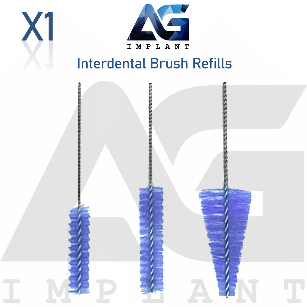 Dental Orthodontic Interdental Brush Refills - Floss Tooth Hygiene 6pcs