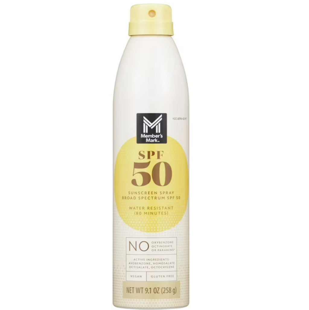 SPF 50 Sunscreen Spray 3-Pack - Broad Spectrum Water-Resistant SPF80