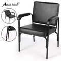 Black Recliner Barber Chair with Shampoo Basin Salon Spa Equipment