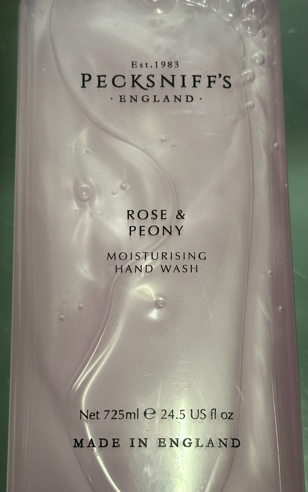 Moisturizing Hand Wash - Rose & Peony Fragrance, Soap-Free, UK Made