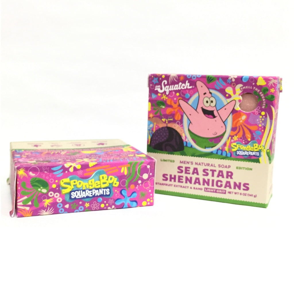 (2 Pack) Men's Natural Bar Soap - Sea Star Shenanigans with Starfruit & Sand, 5 oz