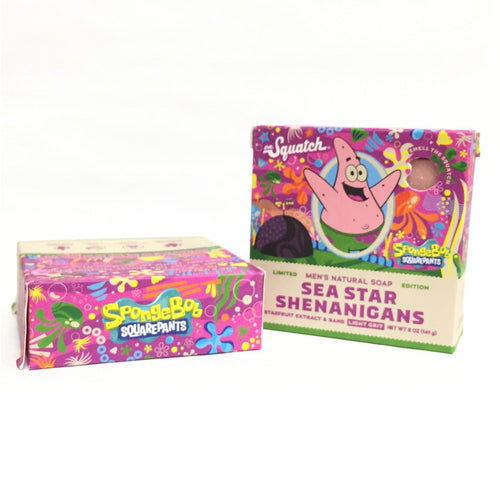 (2 Pack) Men's Natural Bar Soap - Sea Star Shenanigans with Starfruit & Sand, 5 oz