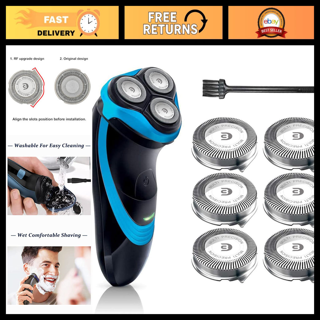 Replacement Shaver Heads for Philips Norelco Series 1000-3800 - 6 Pack