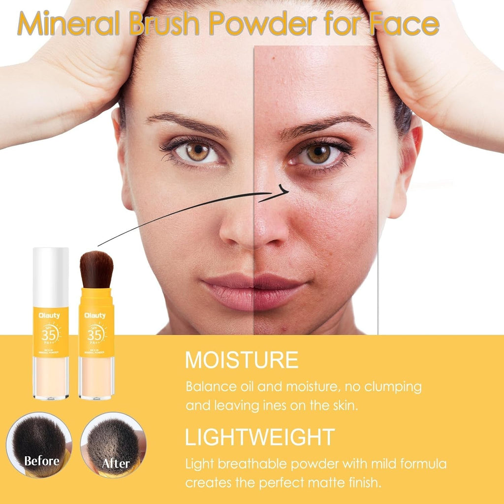Mineral SPF 35 Face & Scalp Brush-On Setting Powder Oil Control