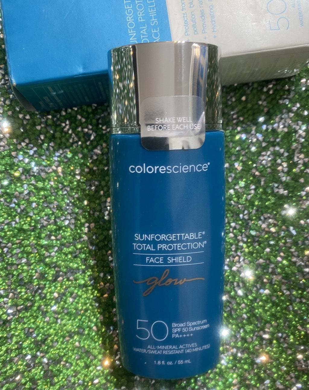 SPF 50 Face Shield Sun Protection with Glow - 1.8 fl oz