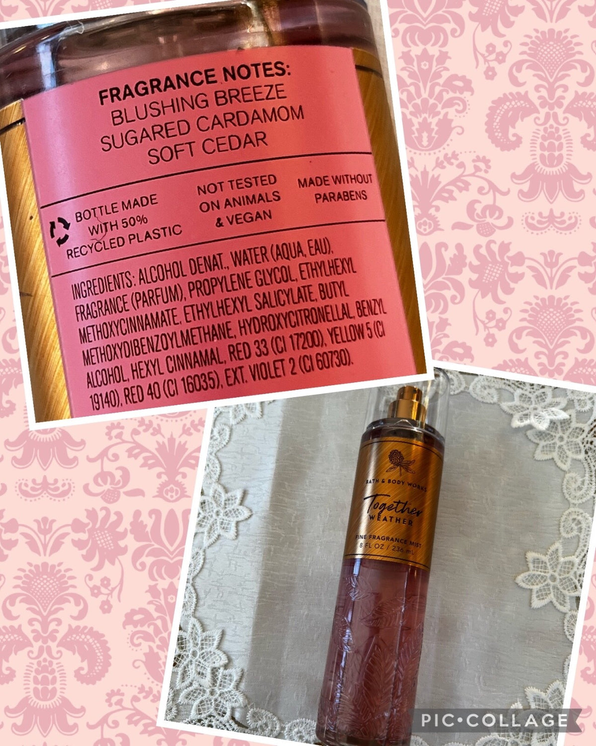 8 oz Fragrance Body Mist - Pick Your Favorite Scent - Hydrating Aloe Spray