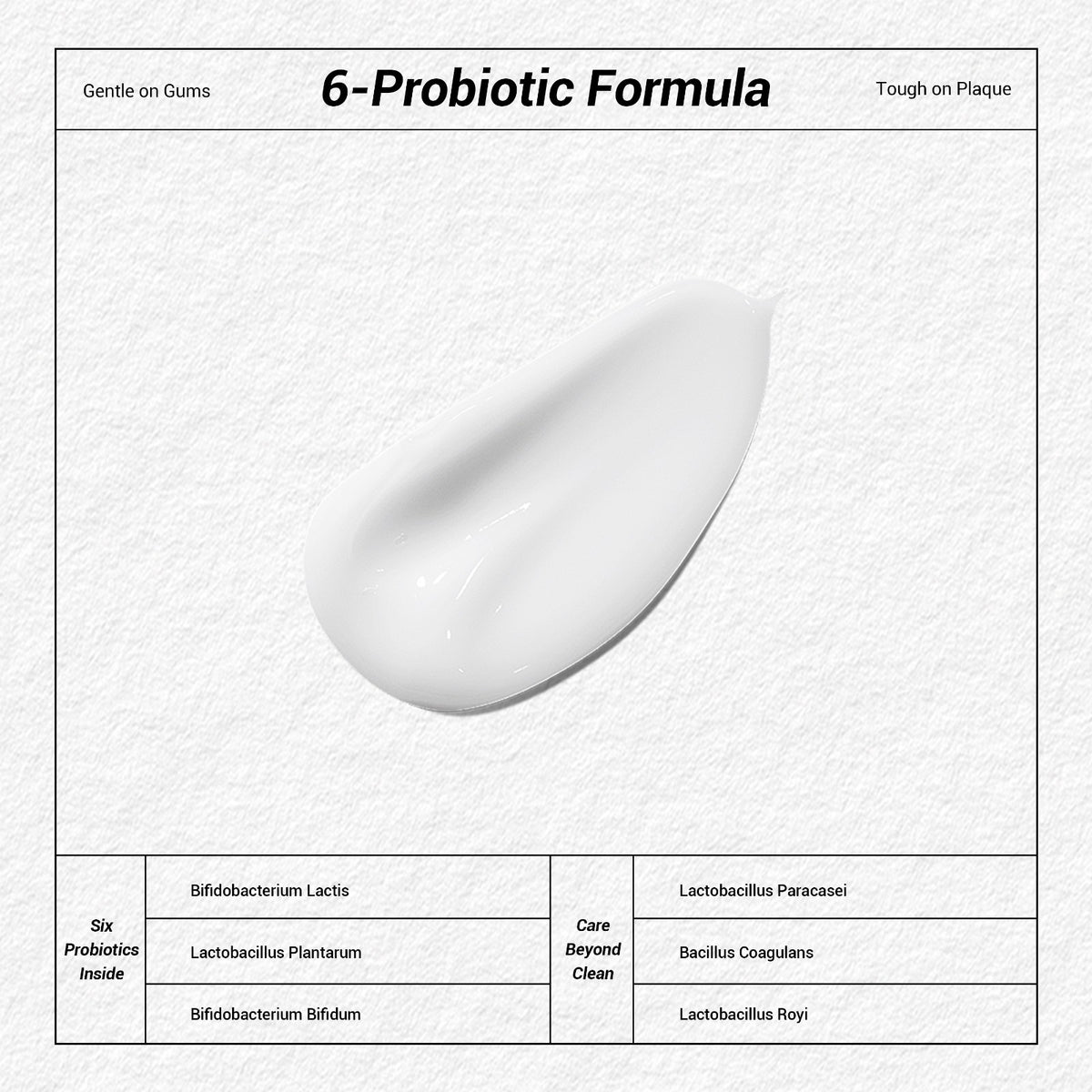 Probiotic Whitening Toothpaste for Fresh Breath & Oral Balance - 6 oz