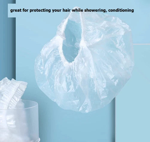 Disposable Waterproof Shower Caps for Women and Men – Thickened Hair Bath Caps, 500 Pack