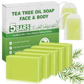 Antifungal Tea Tree & Eucalyptus Soap - Pack of 5 for Skin Relief & Freshness