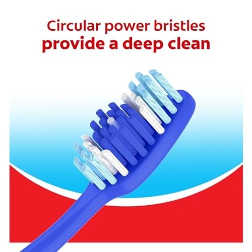 Medium Toothbrushes 6 Pack - Soft Bristle Oral Care for Adults
