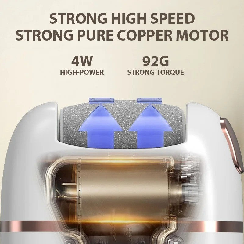 Rechargeable Electric Foot Grinder Callus Remover for Dead Skin Removal