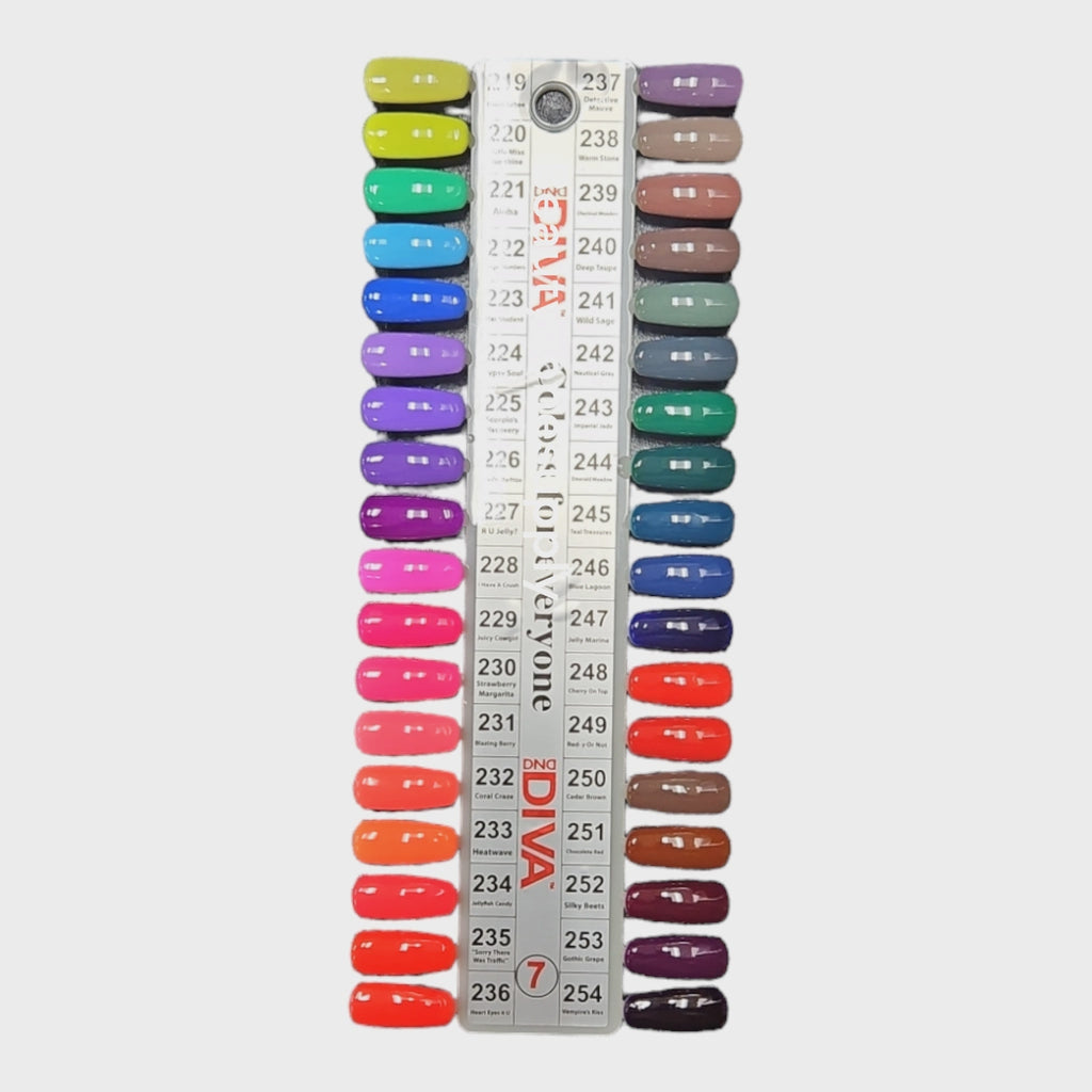 DND Diva Duo Gel & Lacquer Nail Polish 240 Deep Taupe - Long-lasting