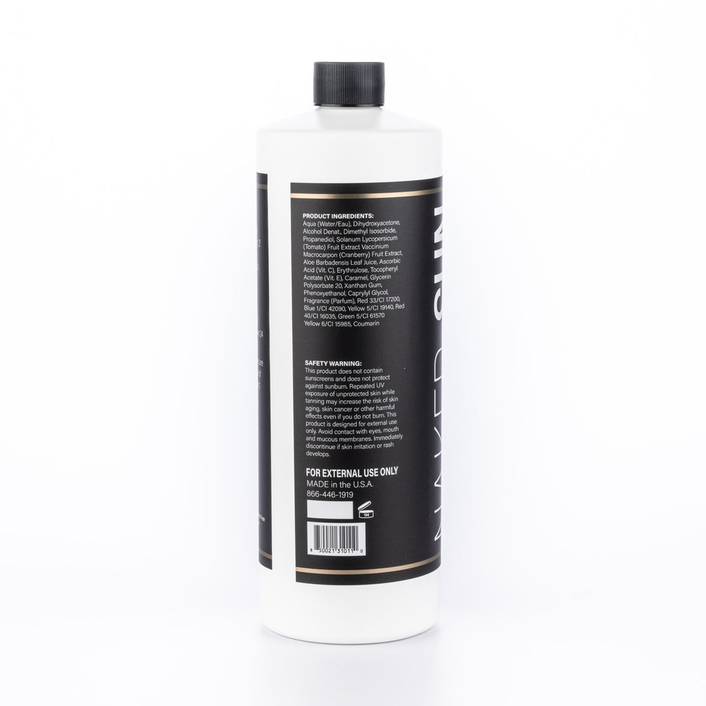 Naked Sun Honey Glow Rapid Tanning Solution 32oz - Natural Sun-Kissed Tan