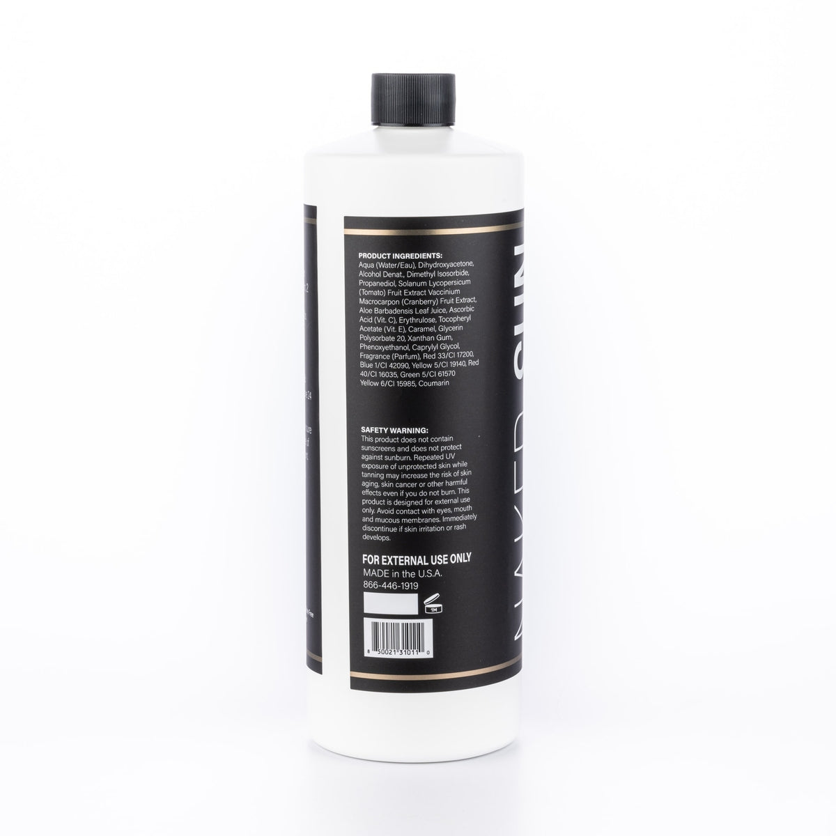 Naked Sun Honey Glow Rapid Tanning Solution 32oz - Natural Sun-Kissed Tan