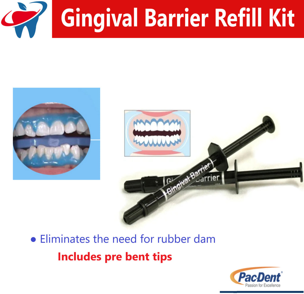 Dental Gingival Barrier Gel Light Cured Resin-Based Gingival Protect 1-4 Syringes