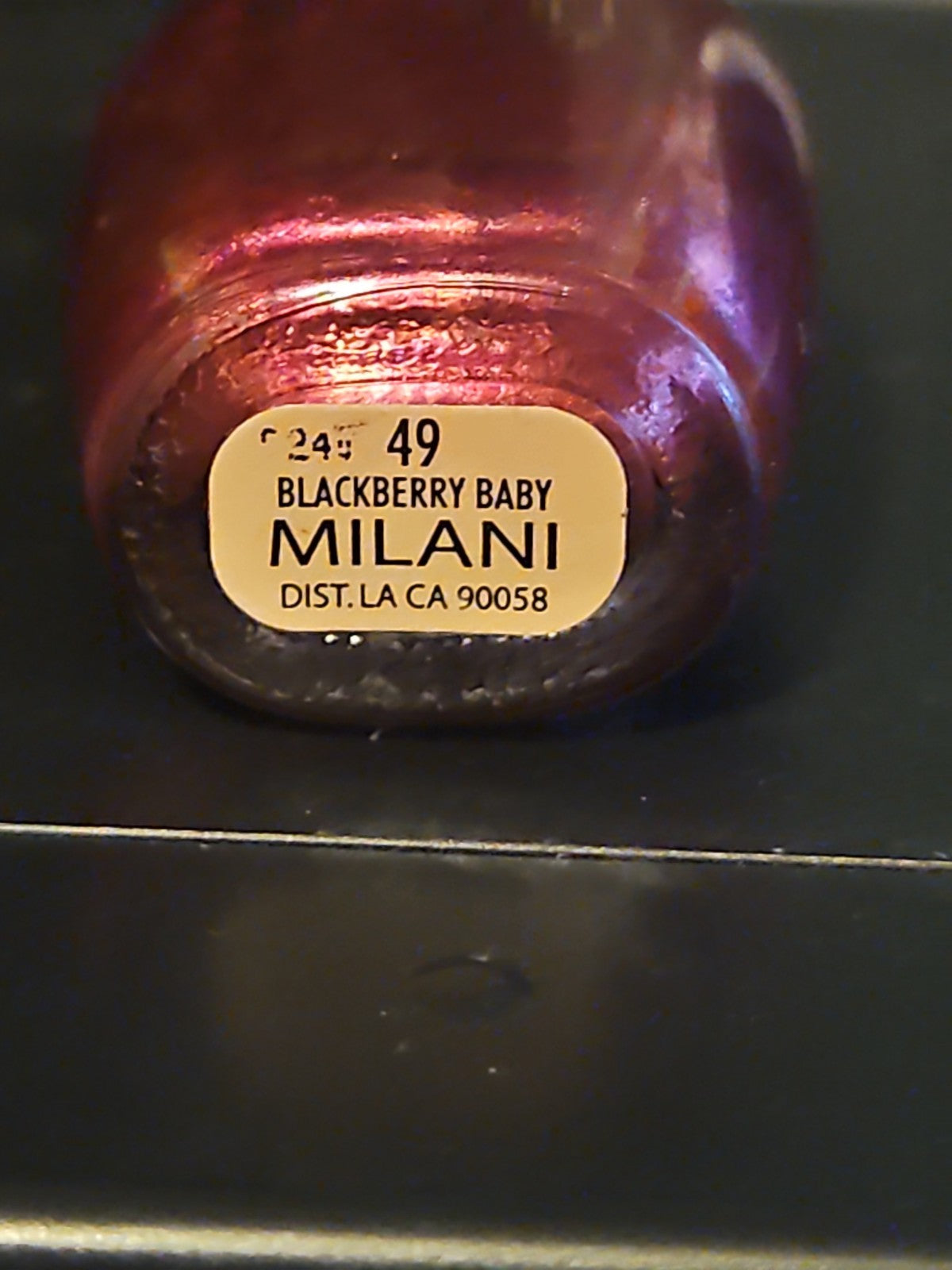 Milani BlackBerry Baby Nail Polish - 0.45 oz New, Unused