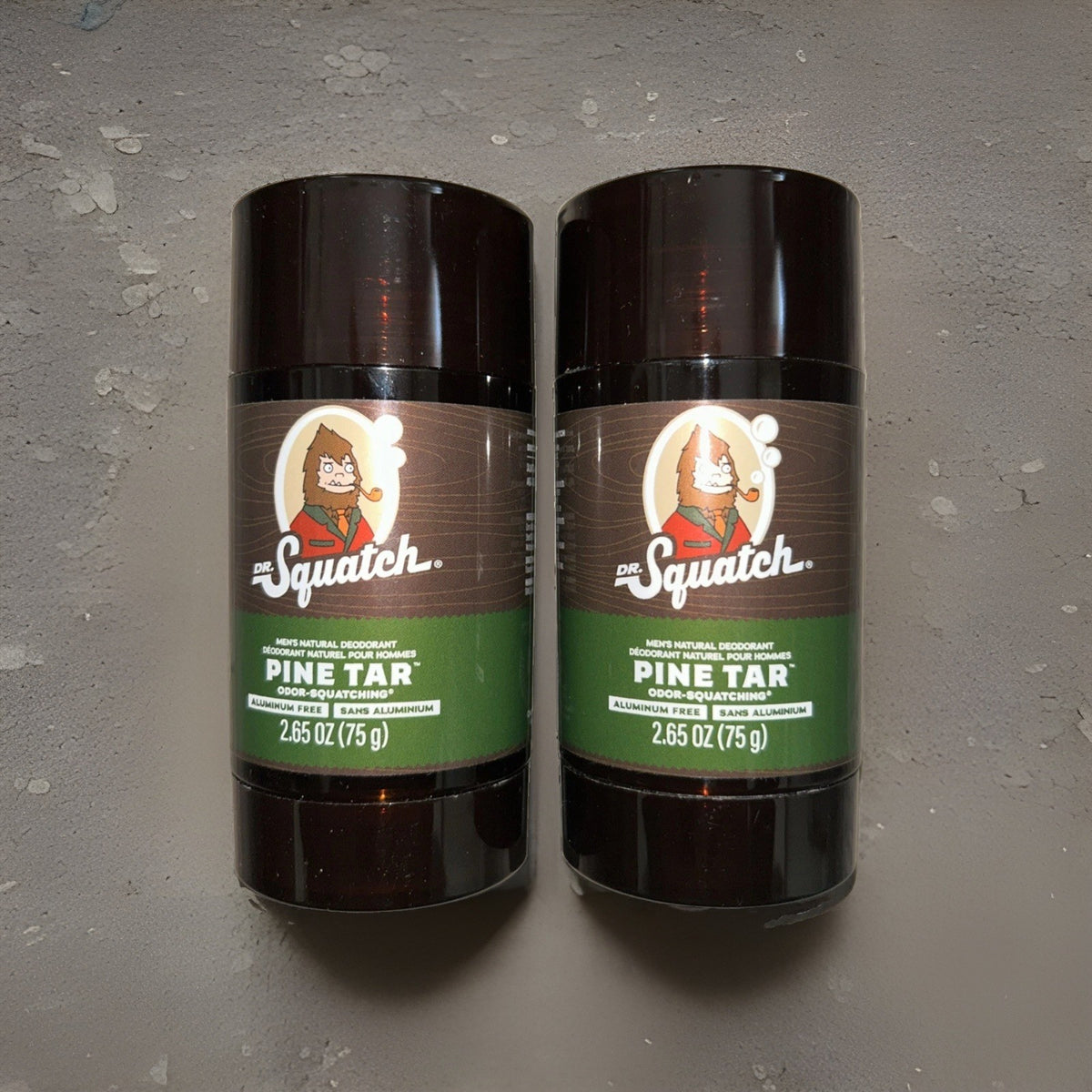 Natural Deodorant Set - Pine Tar Original Round Men’s 2-Pack