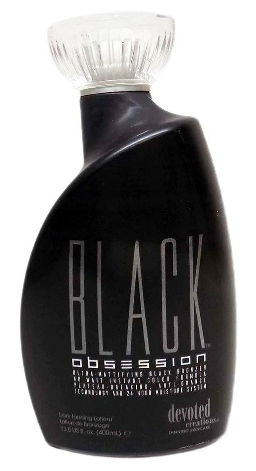Black Bronzer Tanning Lotion 13.5 oz - Instant Color & Hydration