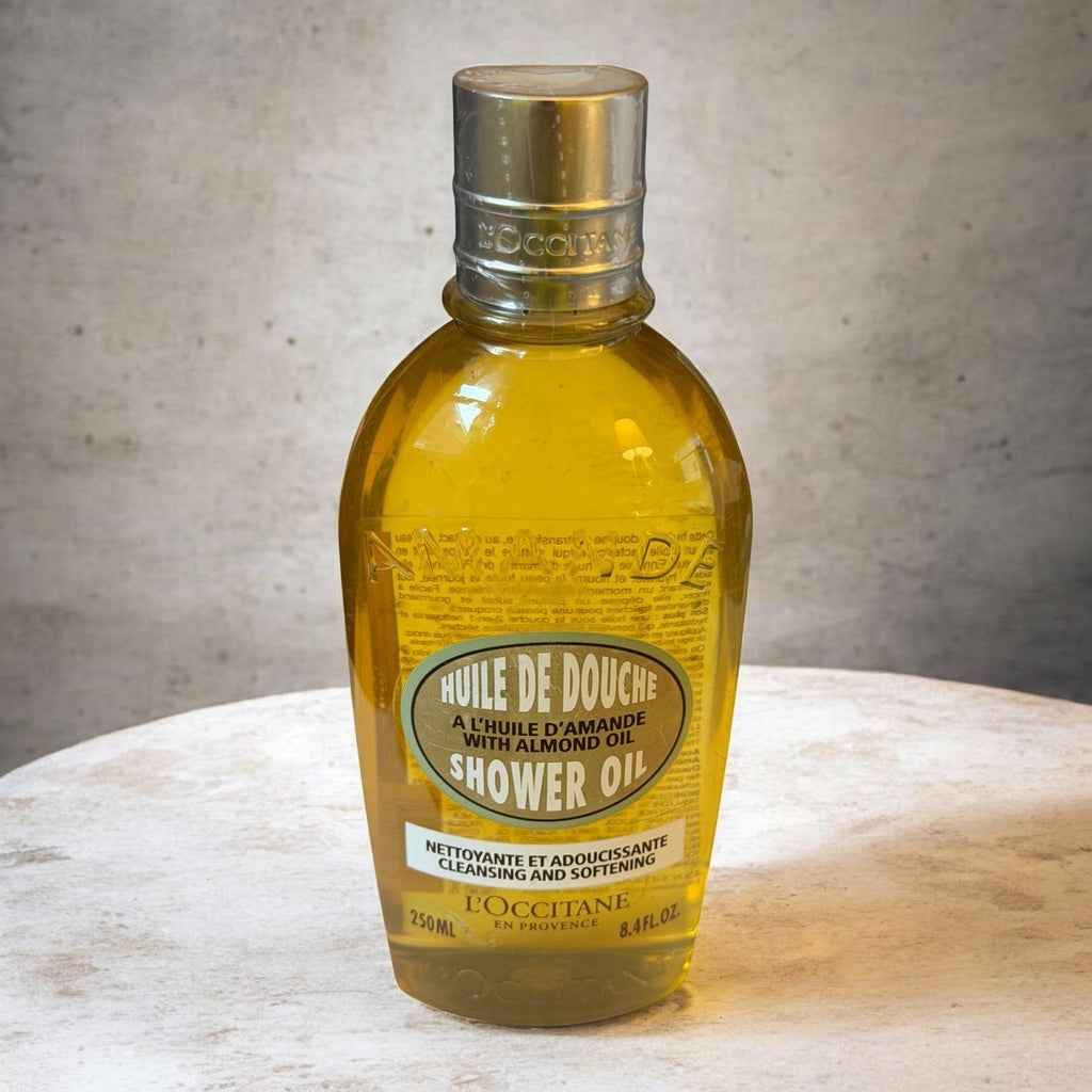 Almond Shower Oil - Cleansing & Softening Body Wash 8.4 oz