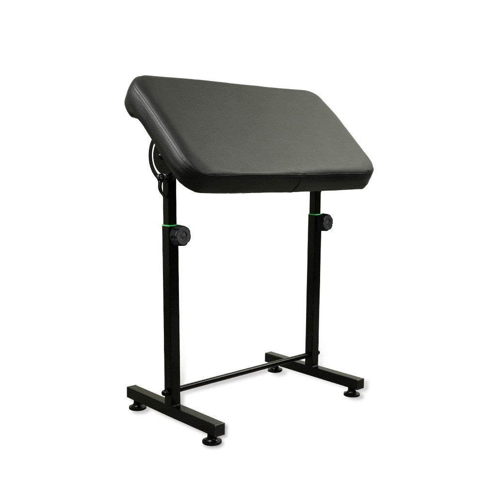 Height-Adjustable Tattoo Armrest Stand with Large Panel and Stable Base