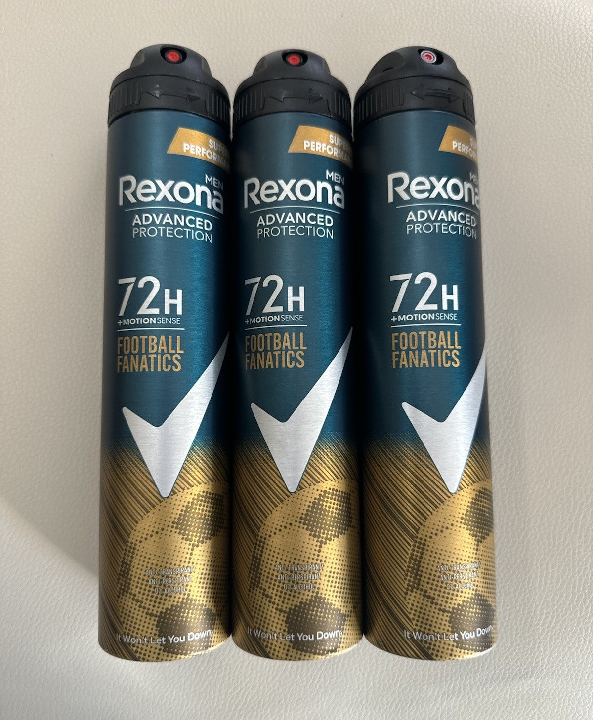 Rexona Men 72HR Football Fanatics Anti-Perspirant Deodorant 200ml