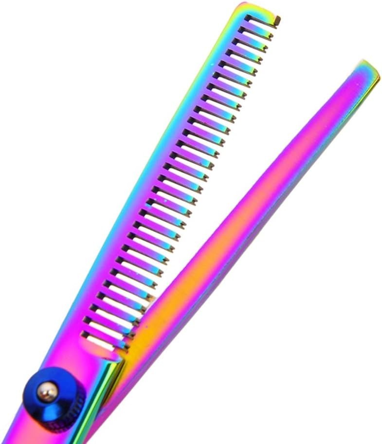 Pet Grooming Scissors Kit with Curved, Straight & Thinning Shears Stainless Steel Comb
