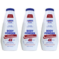 Talc-Free Body Powder for Sensitive Skin - 3 Pack, 11 Ounces Each