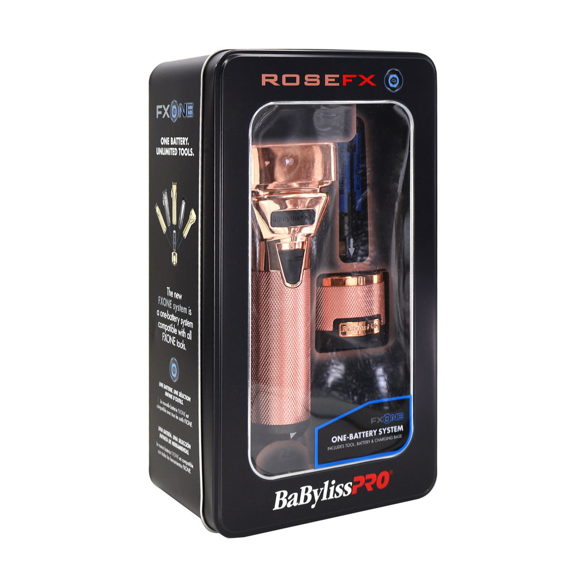 BaByliss PRO FXONE ROSEFX Interchangeable Battery Hair Shaver FX79FSRG