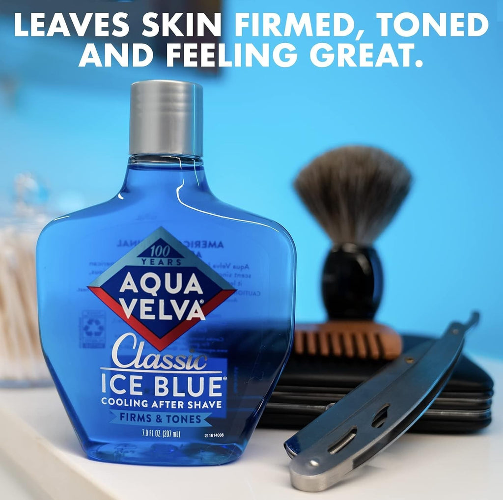 Men's After Shave Lotion with Aquatic Scent - Cooling & Toning, 7 Oz