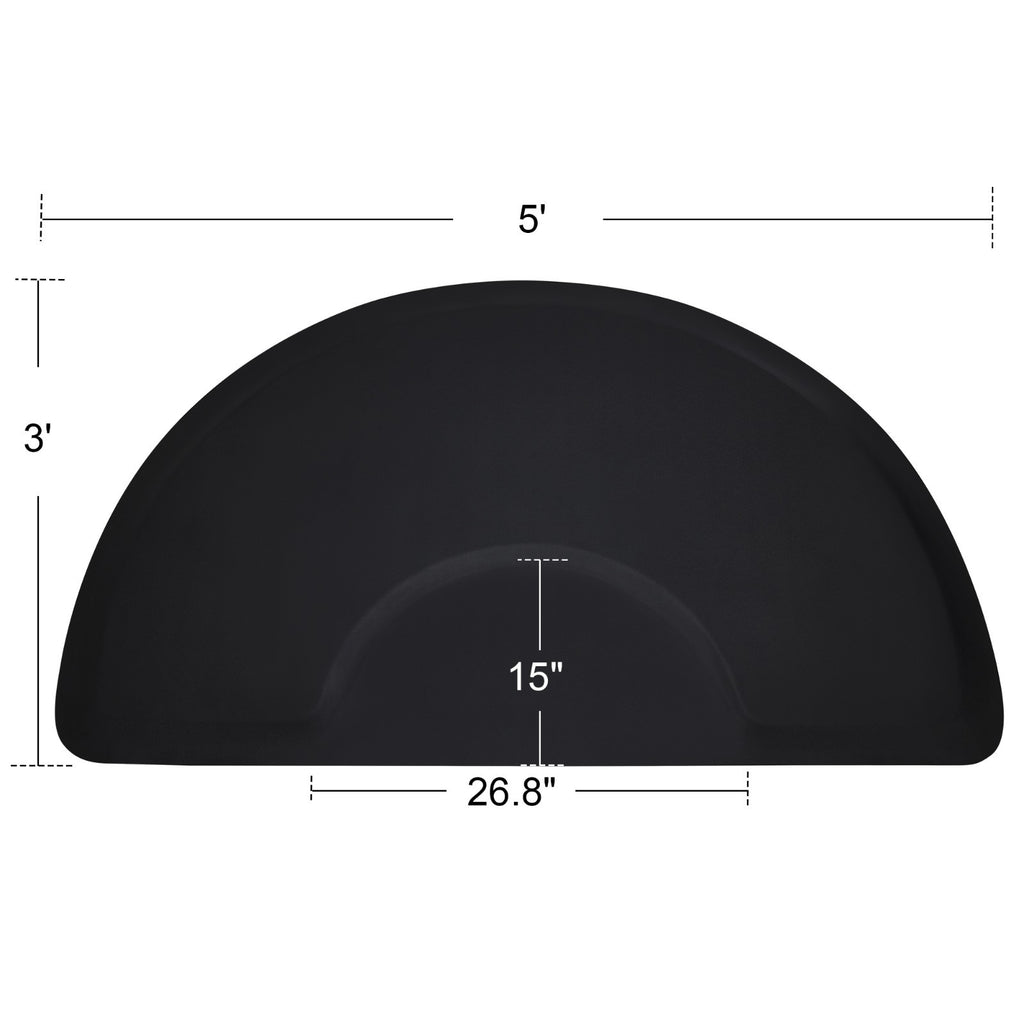 Salon Anti-Fatigue Floor Mat 3'x5' for Barber Chairs & Workstations