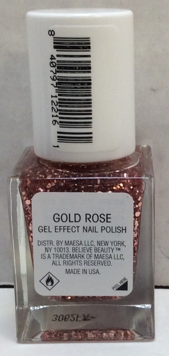 Nail Polish Set Gold Rose 4-Pack - Long-Lasting, Vibrant Colors