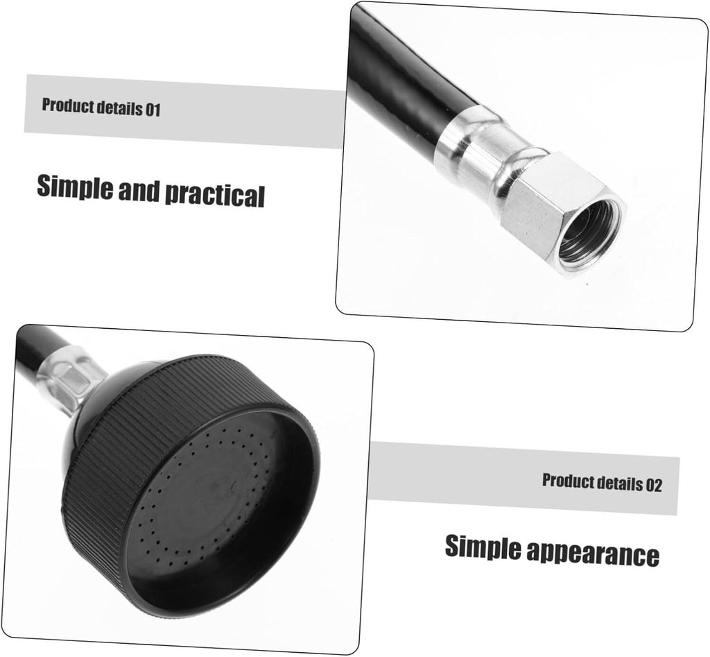 Salon Shampoo Faucet Sprayer Head with 120cm Rubber Hose - Professional Spa Equipment